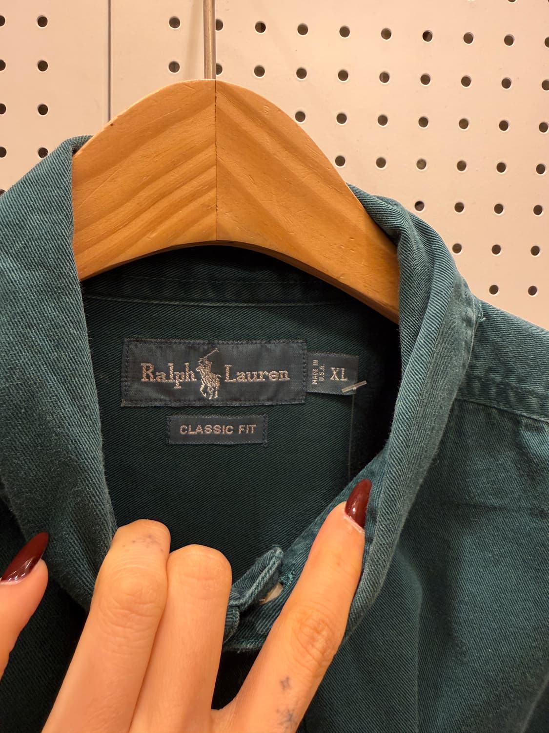 폴로랄프로렌 포니 박시핏 반팔 셔츠 그린 U1240 상품이미지5