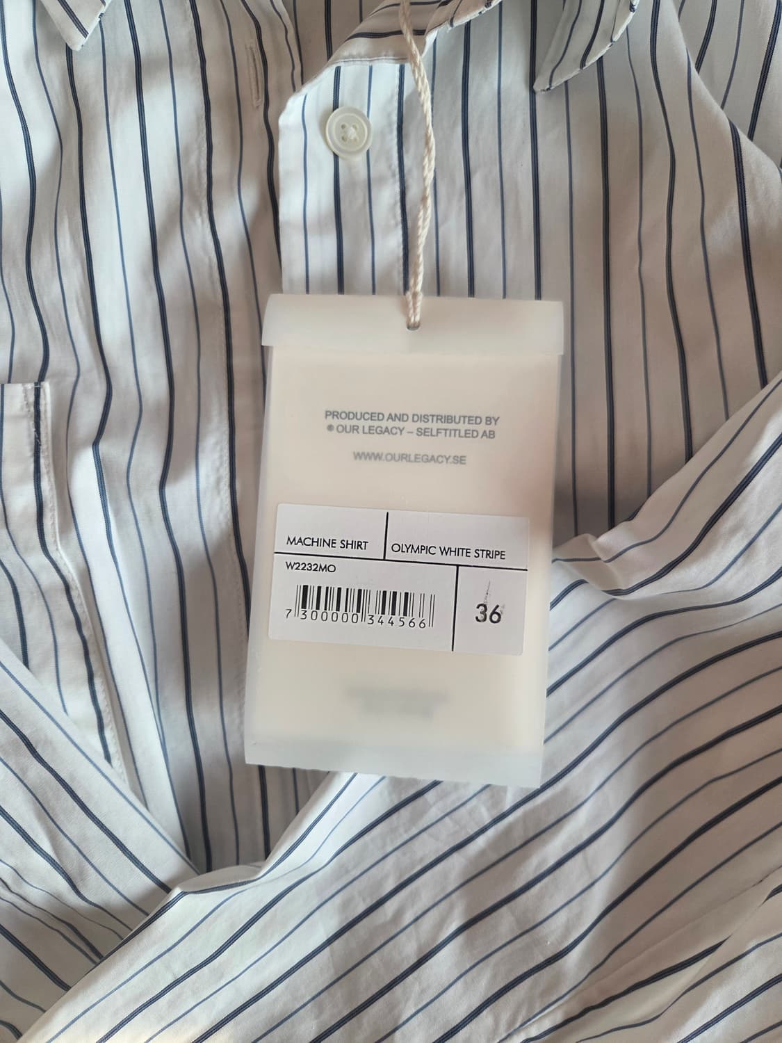 ourlegacy 아워레거시 머신 셔츠 womens 36  상품이미지2