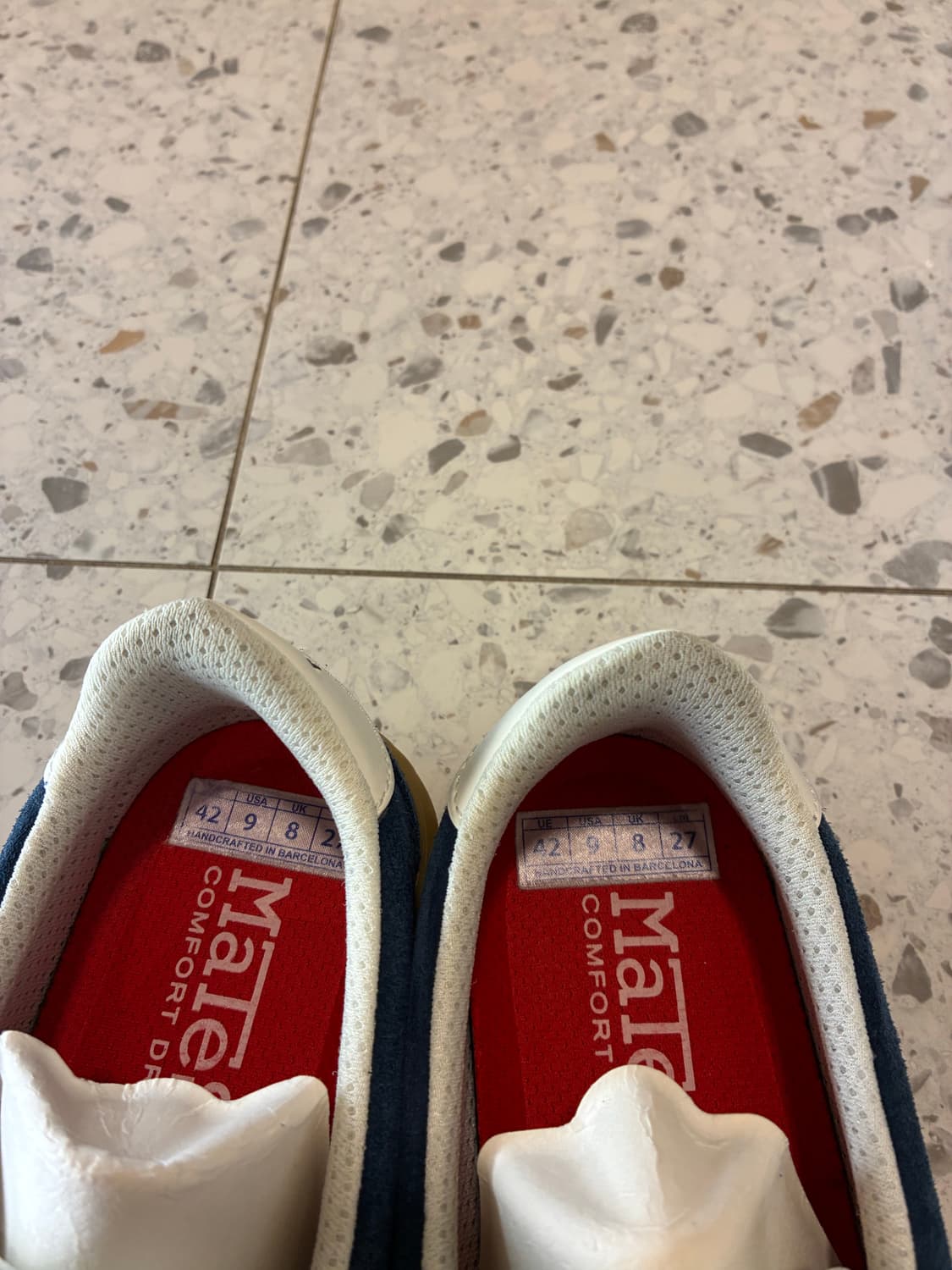 마테스 MaTes 스니커즈 네이비 270 (스페인 제작) 상품이미지4