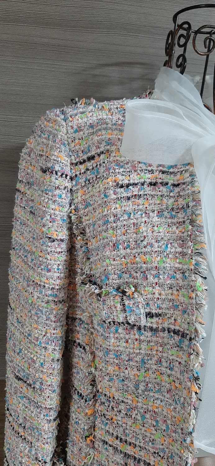 듀엘 트위드 자켓 상태굿 상품이미지7