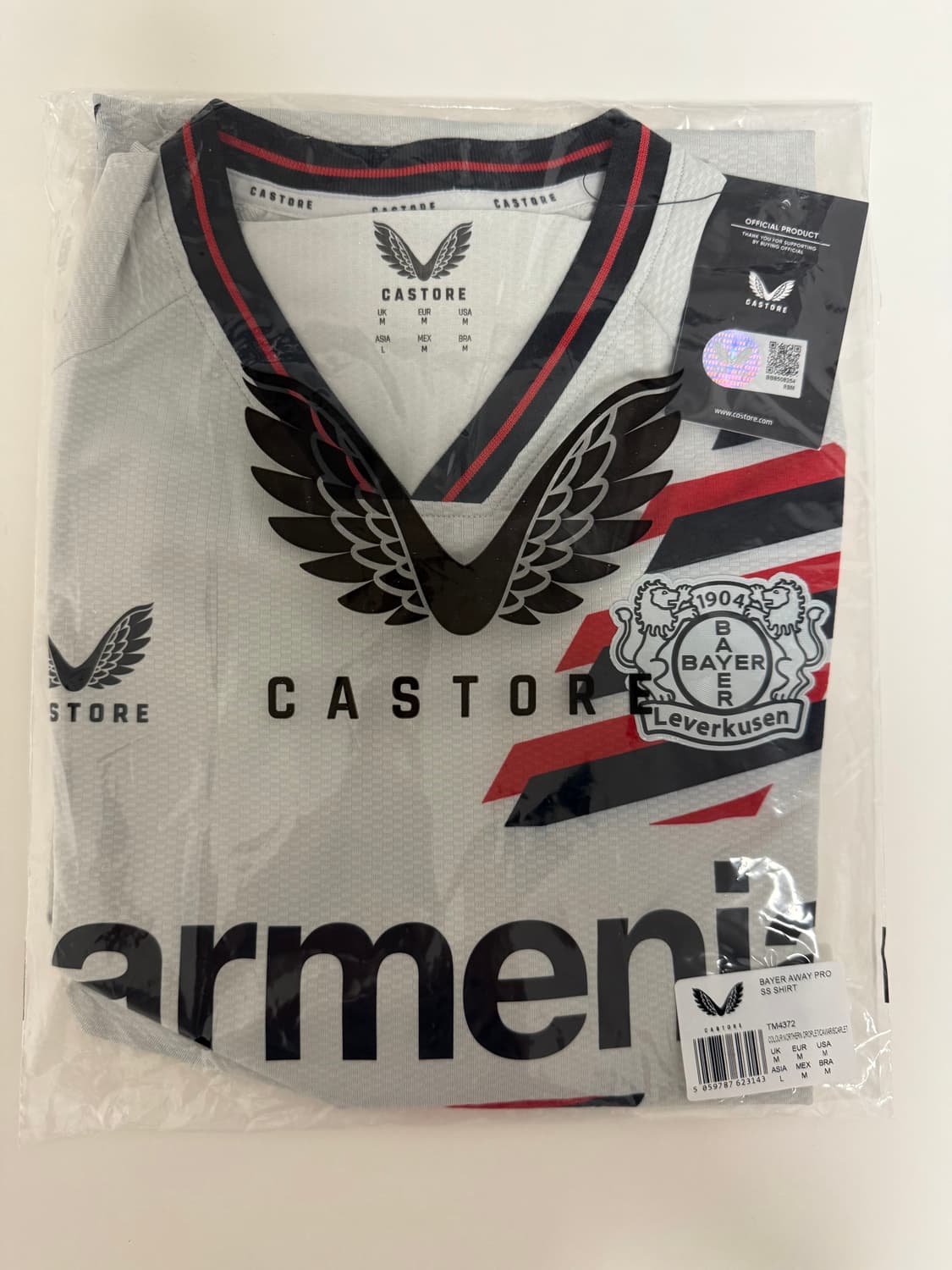 23-24 레버쿠젠 어웨이 어센틱 해외M 판매 상품이미지2