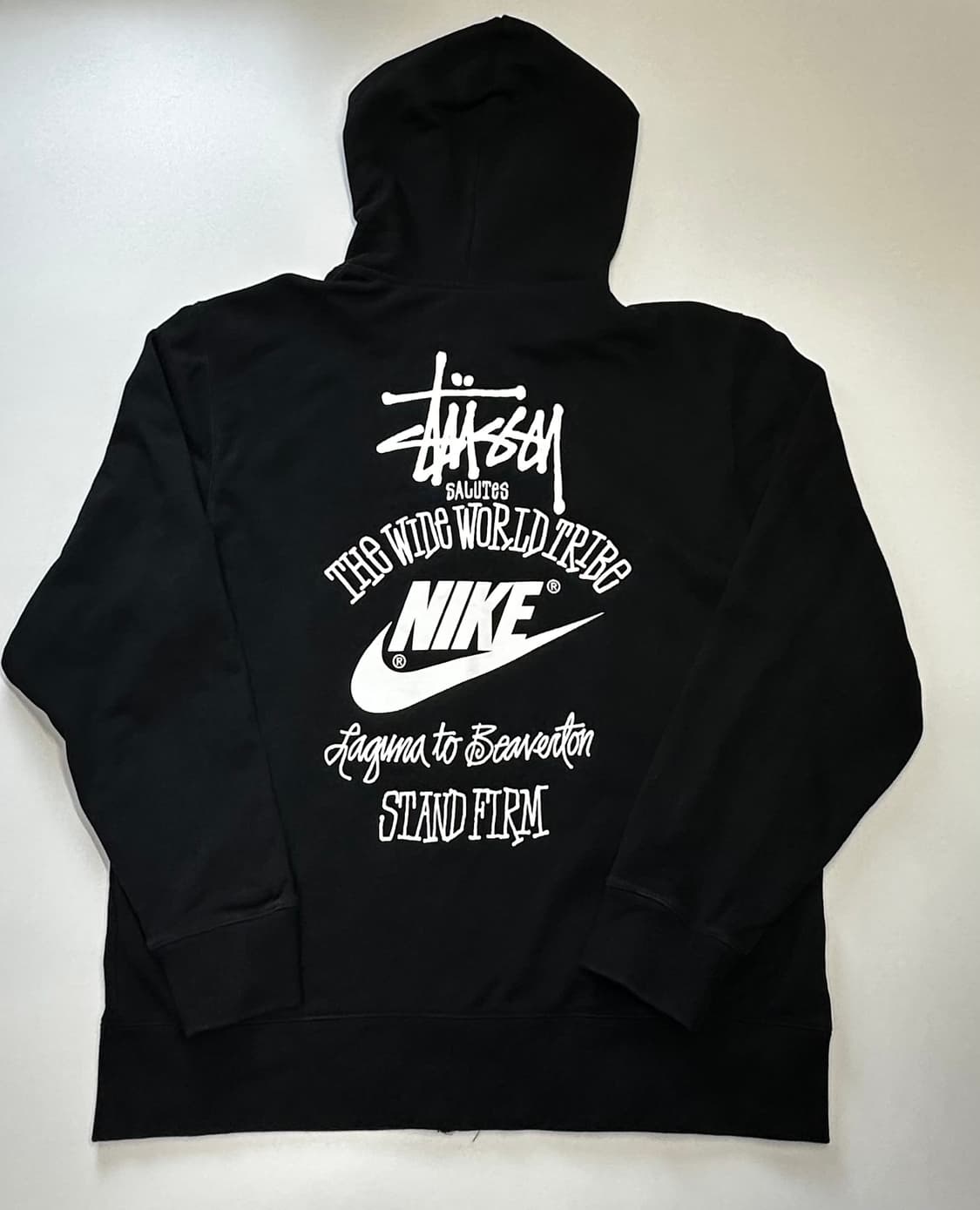 나이키 X 스투시 후드집업 블랙 XL 상품이미지3