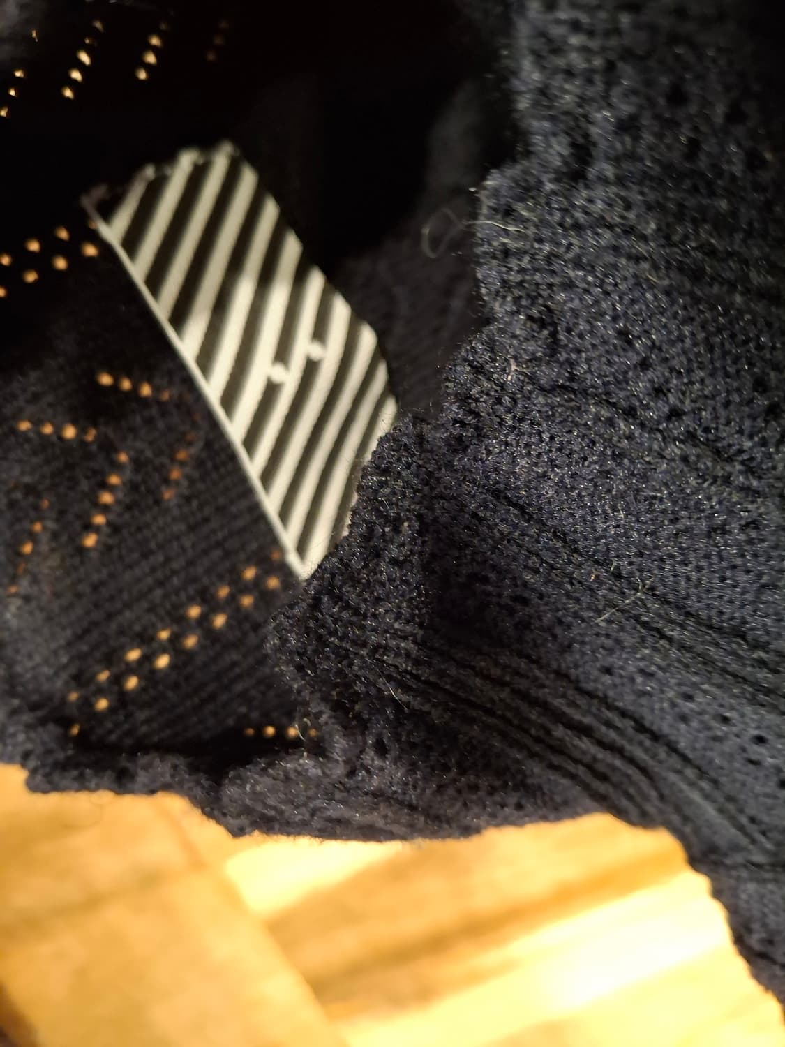 (마지막특가) 피그먼트 반목폴라 패턴니트 새상품 상품이미지3