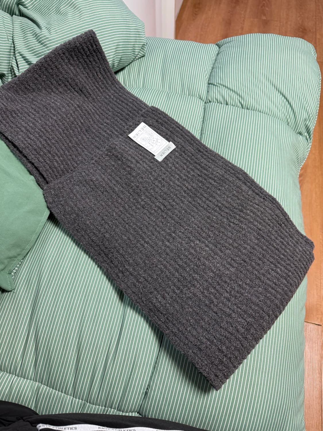 벨리에 머플러 목도리 그레이 컬러 상품이미지2