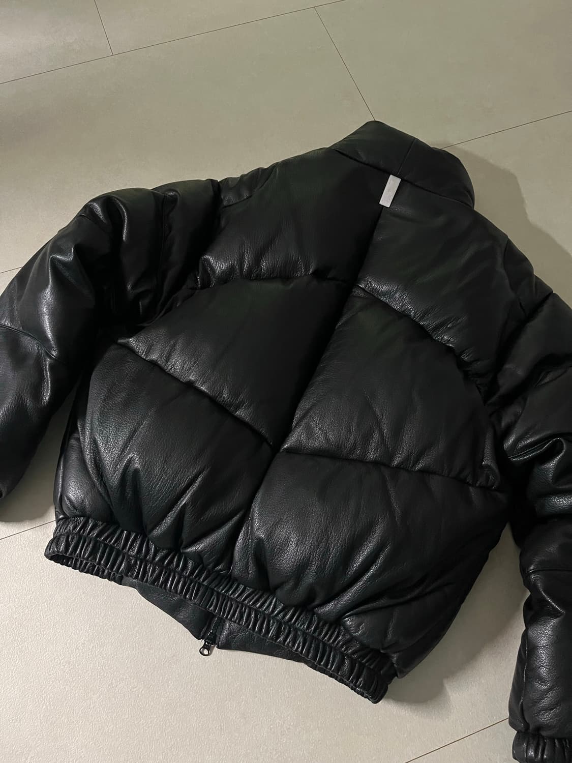 노매뉴얼 램스킨 레더 덕 다운 패딩 상품이미지2