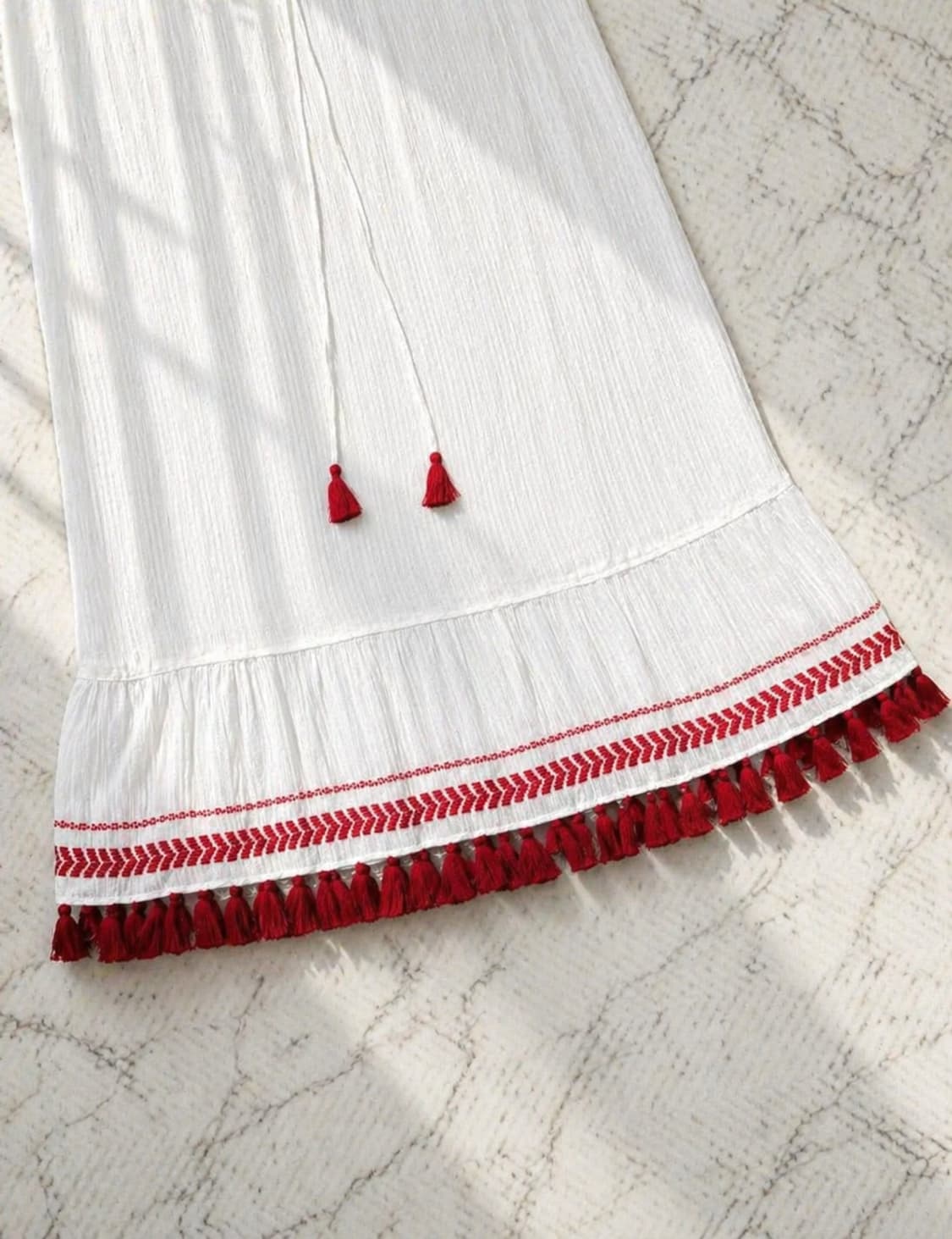 클럽모나코 핸드메이드 자수 태슬 원피스 / 리조트룩 상품이미지10