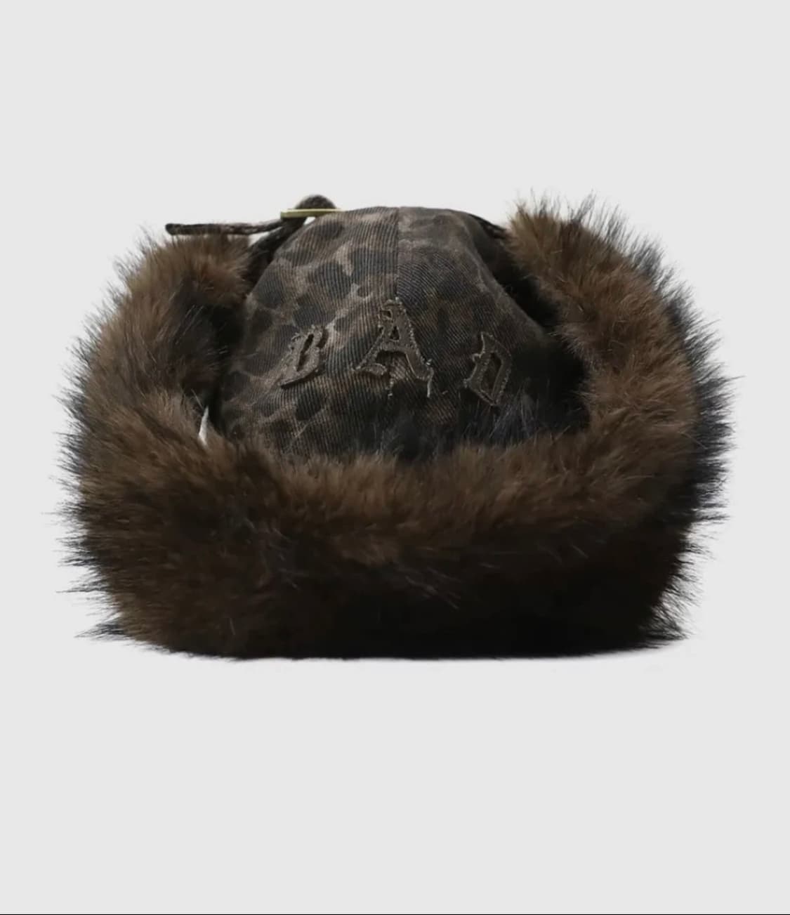 배드블러드 모자 미스틱 트래퍼 햇 - 브라운레오파드 상품이미지3