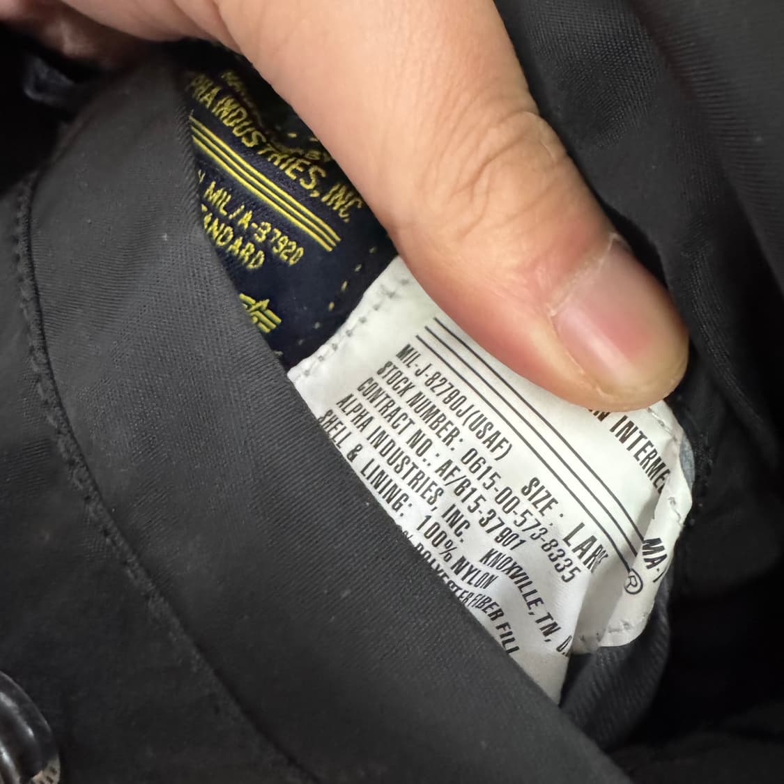 알파인더스트리 MA-1 상품이미지3