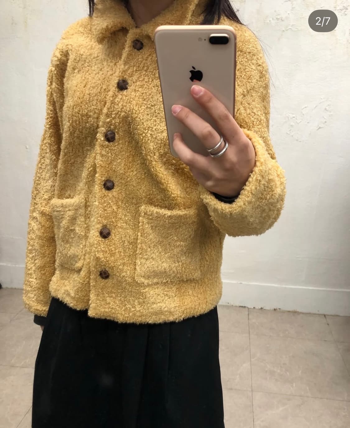 빈티지 부클 자켓 상품이미지2