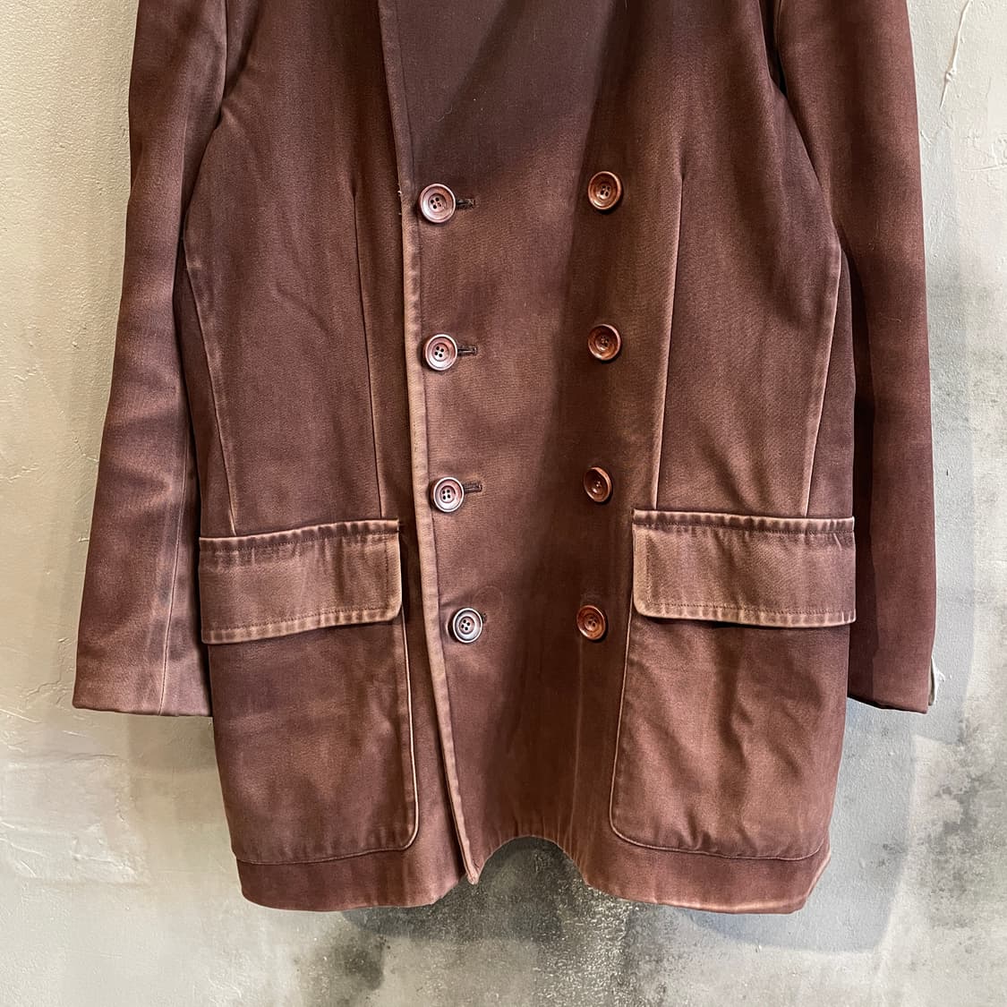 캐서린 햄넷 하이넥 더블 브레스티드 자켓 상품이미지4