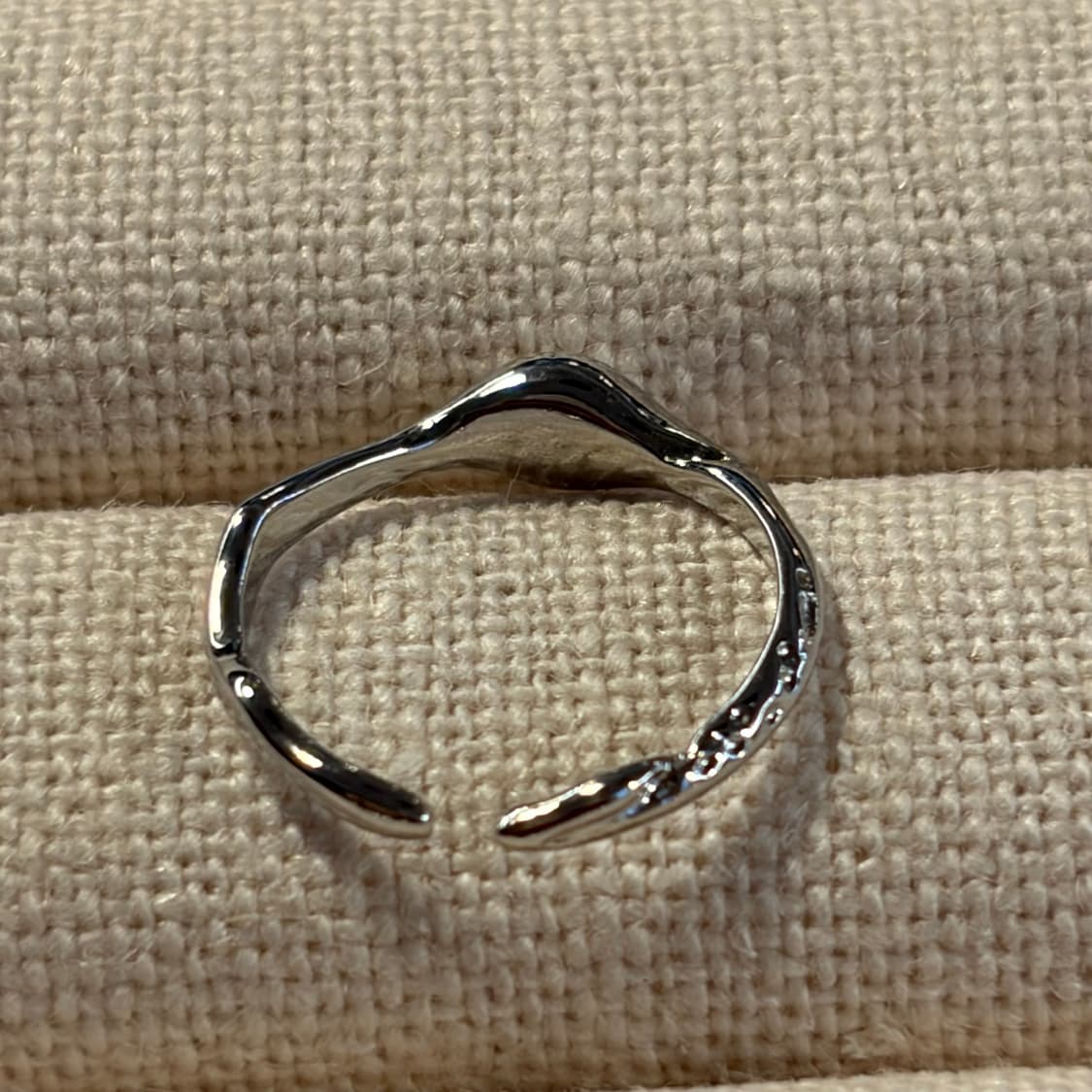 새상품 여성 신주 물방울 볼드 오픈링 반지  상품이미지7