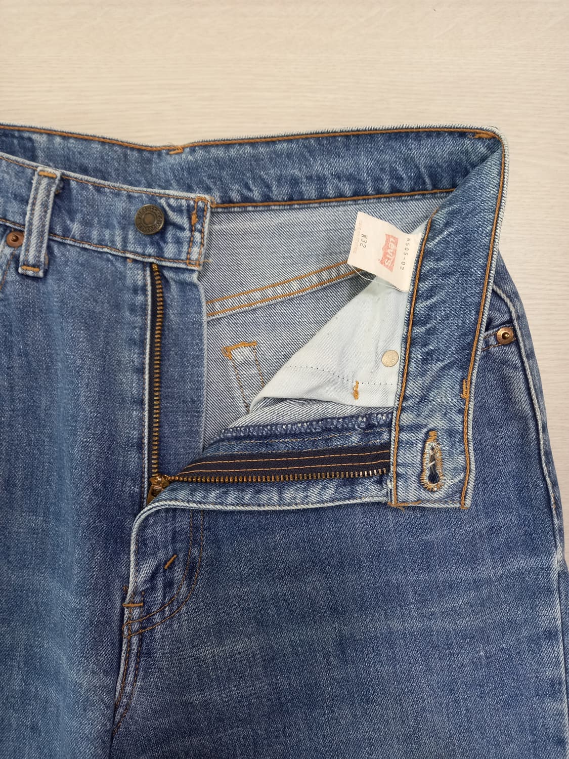 28-29 90's 리바이스505 Jap 하이웨이스트 일자진 29-540 상품이미지7