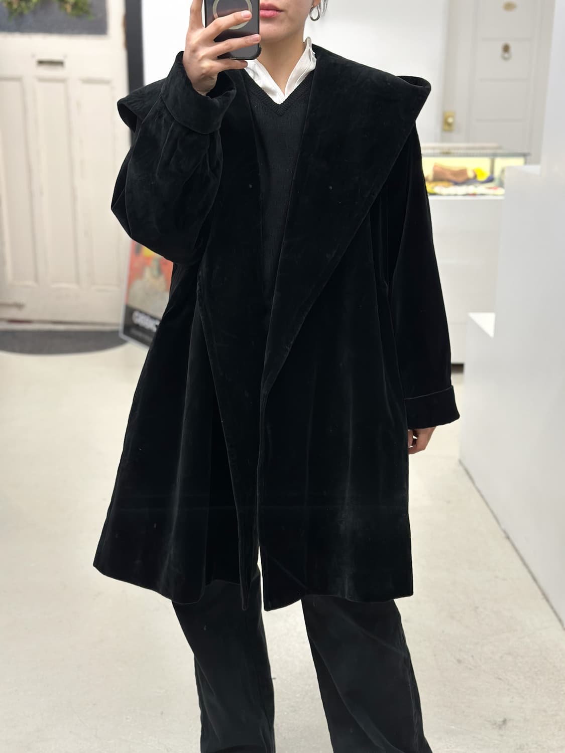  Yves SaintLaurent velvet coat 상품이미지1