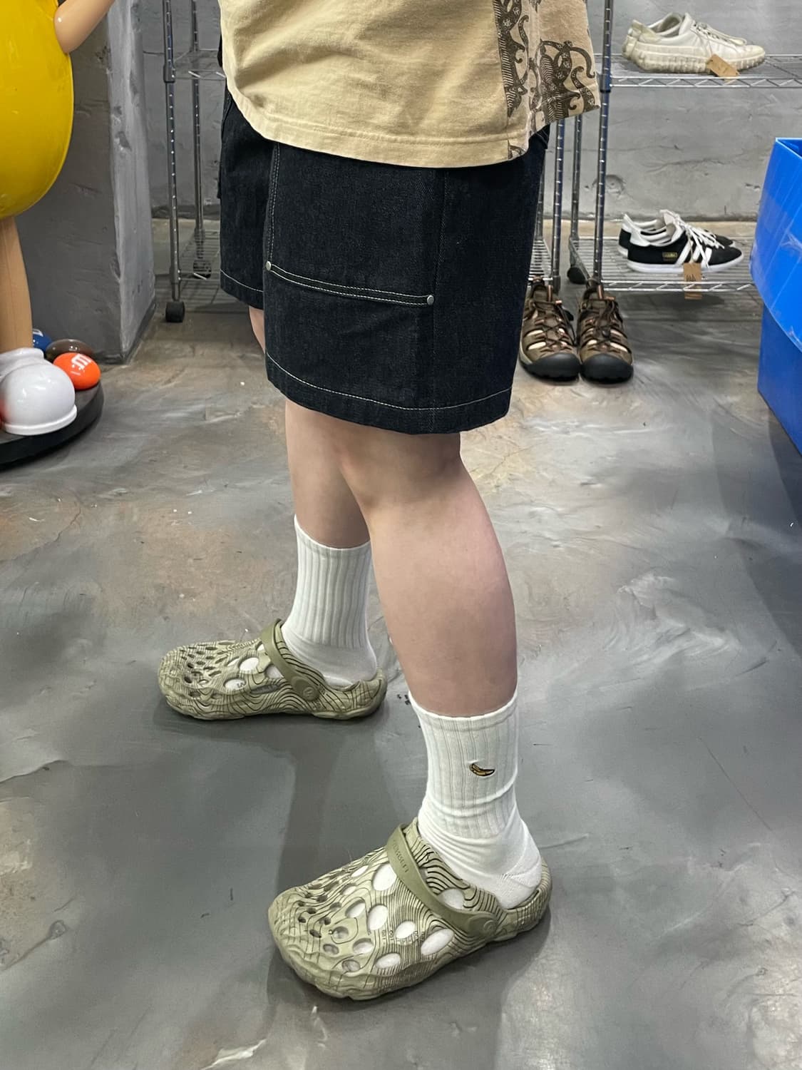 마리떼 프랑소와저버 데님 쇼츠 상품이미지10