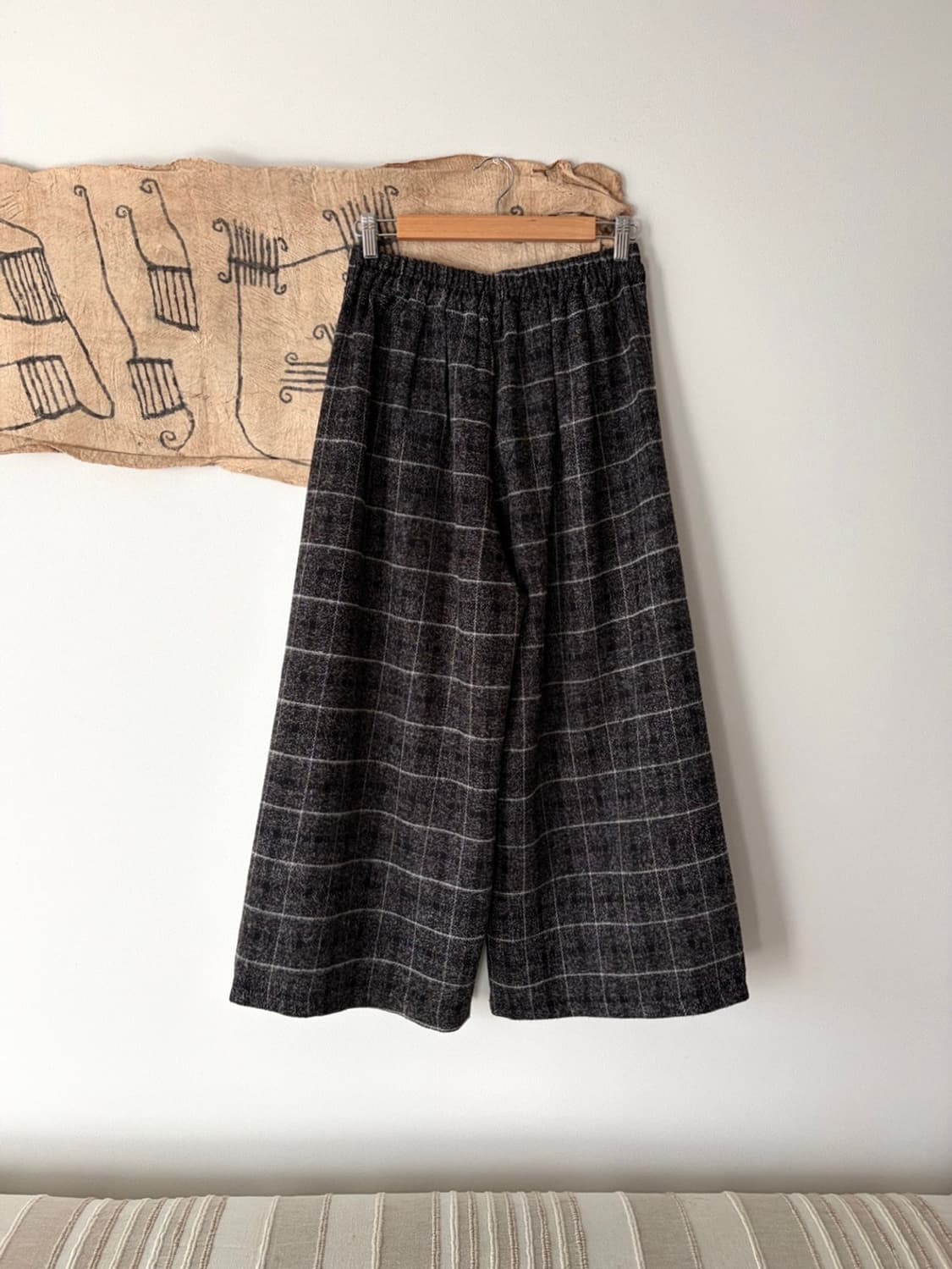 check patterned wide pants 상품이미지10