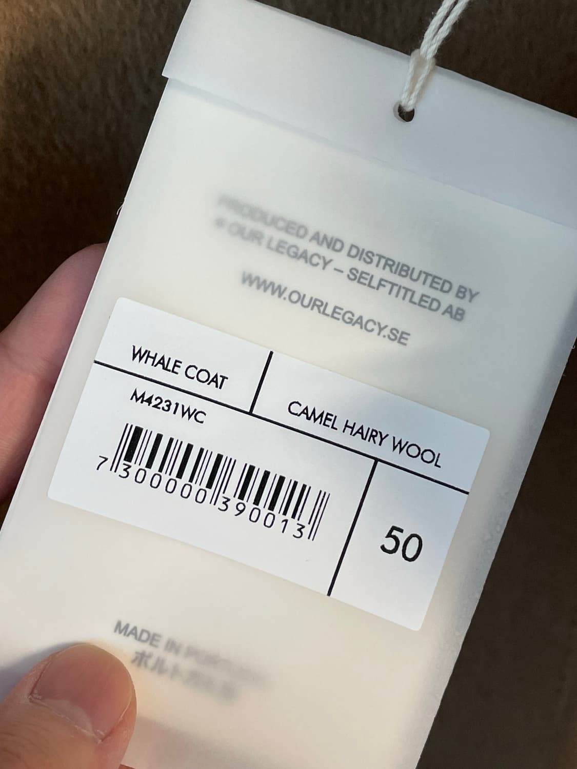 (50) 아워레가시 웨일코트 카멜 헤어리 울 상품이미지5