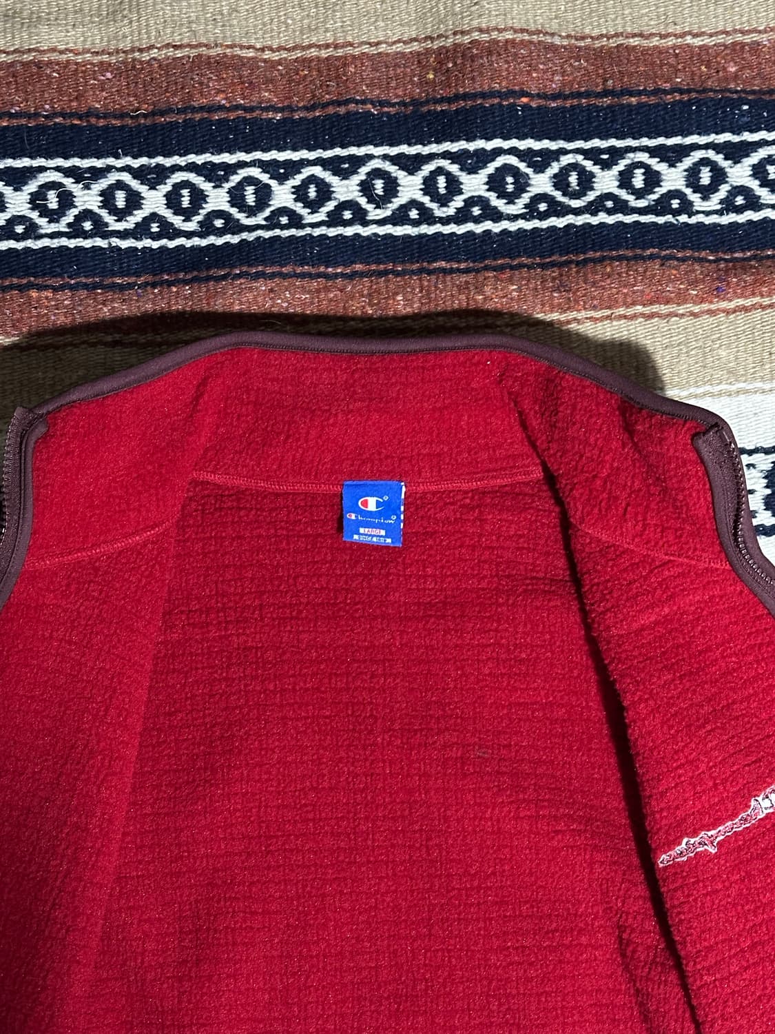 [챔피온] •Champion Fleece Red Jacket 상품이미지3