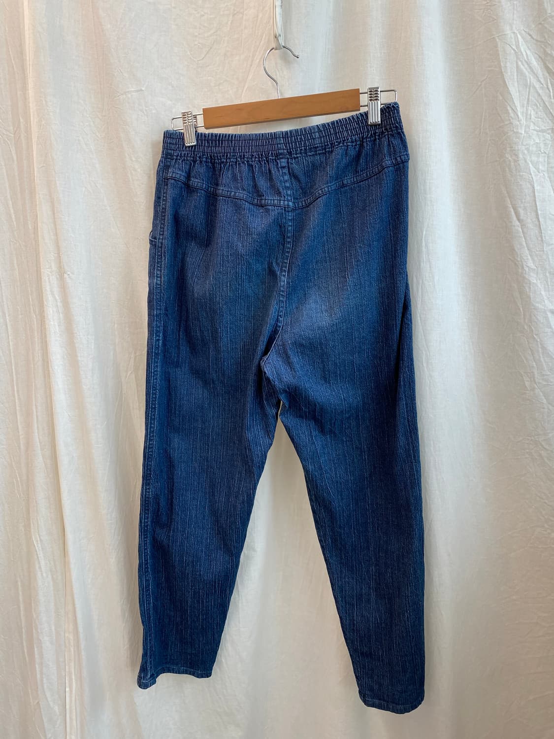 데님 자수 밴딩팬츠(M) 상품이미지2