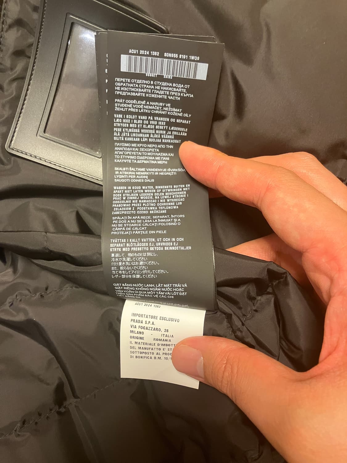 프라다 티모시 패딩 sgn955 54 상품이미지8
