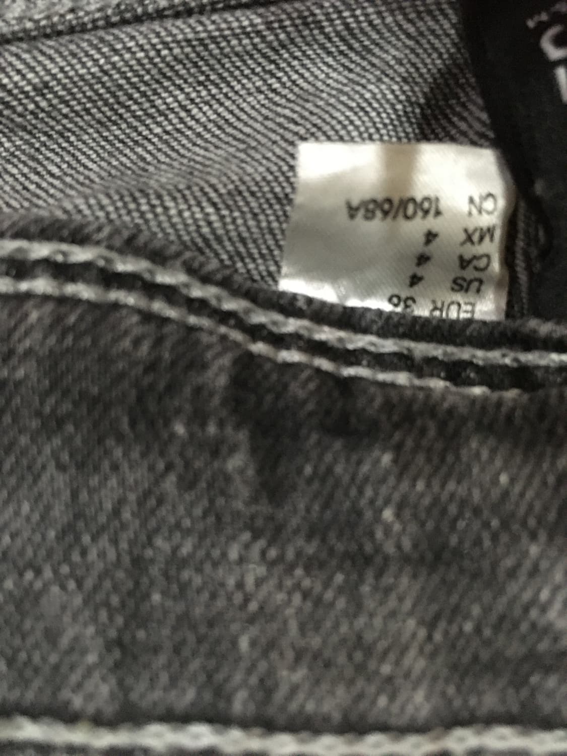 h&m 로우라이즈 세미 부츠컷 진 26 상품이미지3