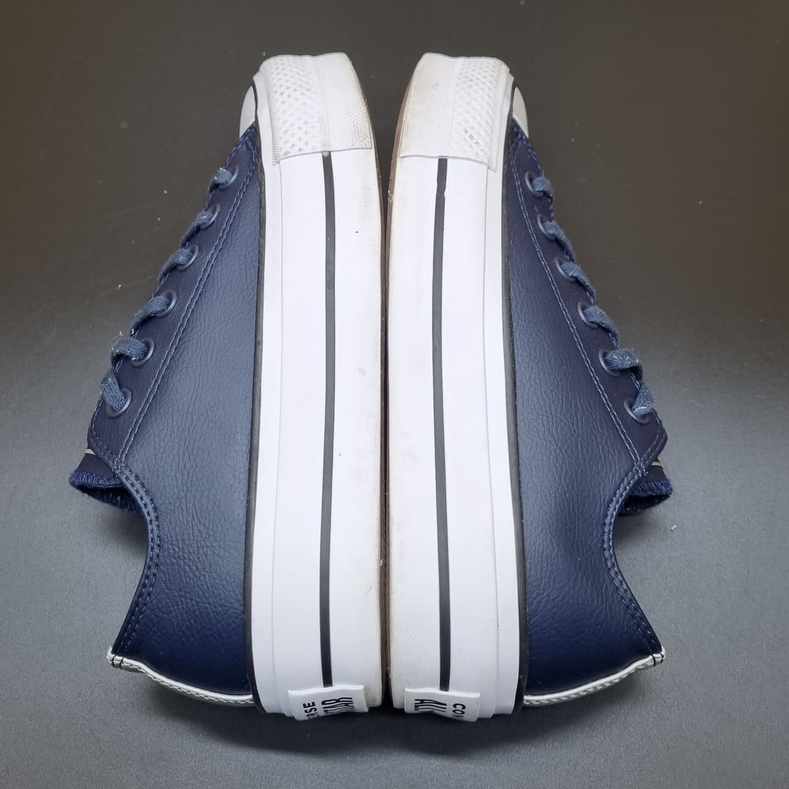 컨버스 리프트 레더 네이비 스니커즈 230 상품이미지5