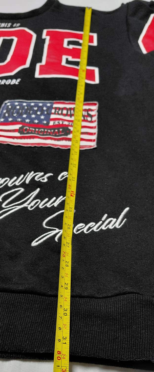 [FREE/무료배송] RODEO CROWNS 빅로고 그래픽 오버핏 맨투맨 상품이미지10