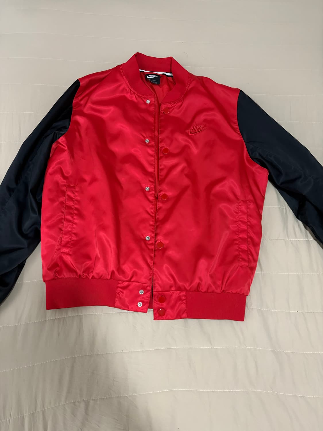 나이키 올드스쿨 빅로고 우븐 바시티자켓 상품이미지2