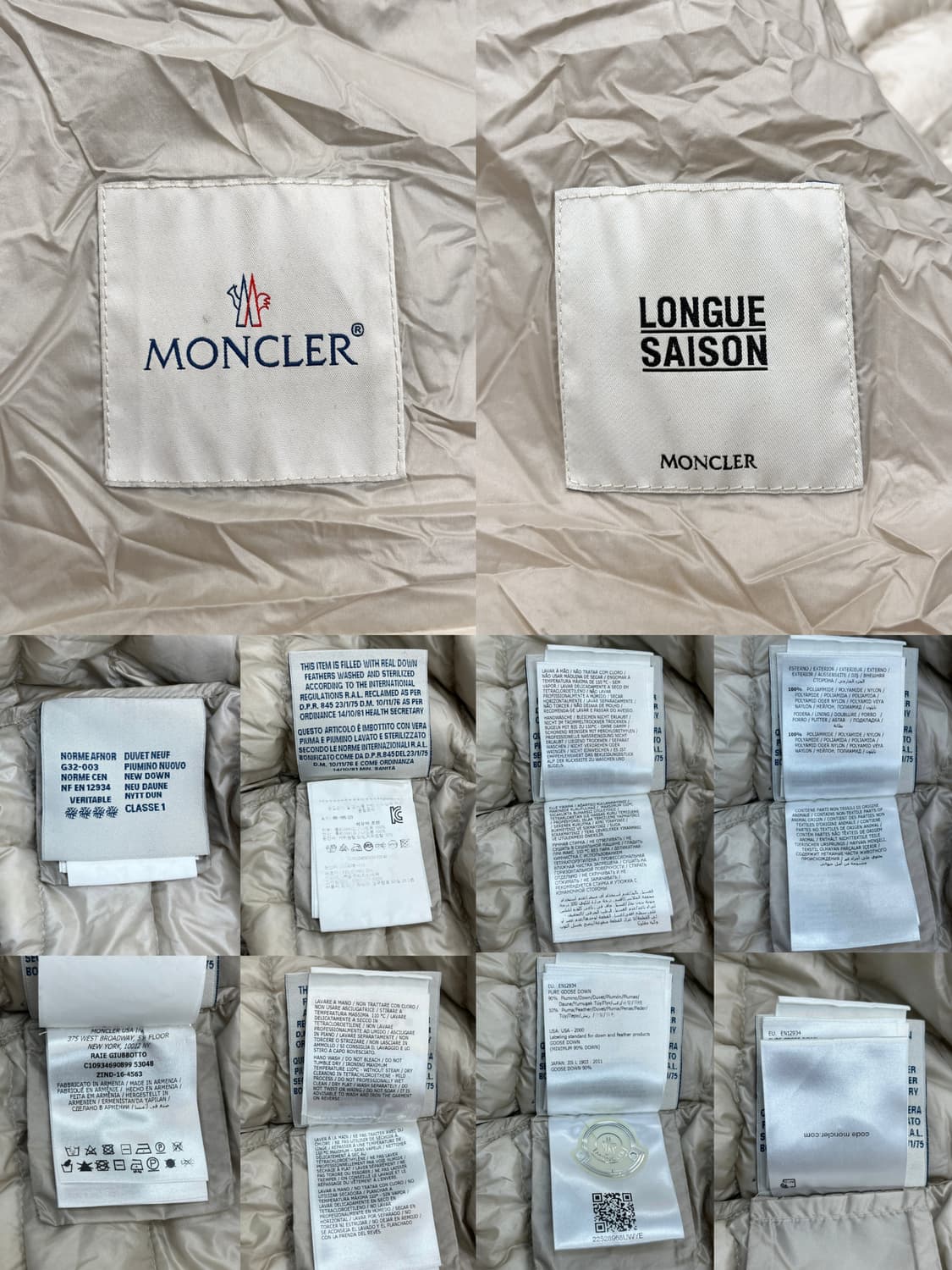 몽클레르 레이 후디드 다운 자켓 상품이미지6