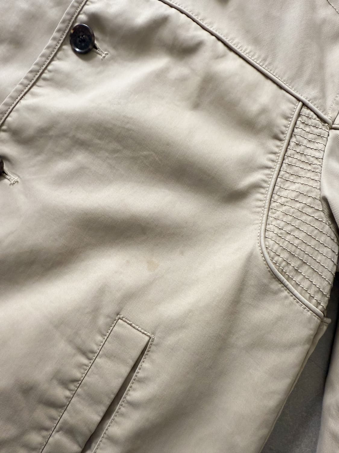 Armani Exchange Beige Cotton Jacket 상품이미지6