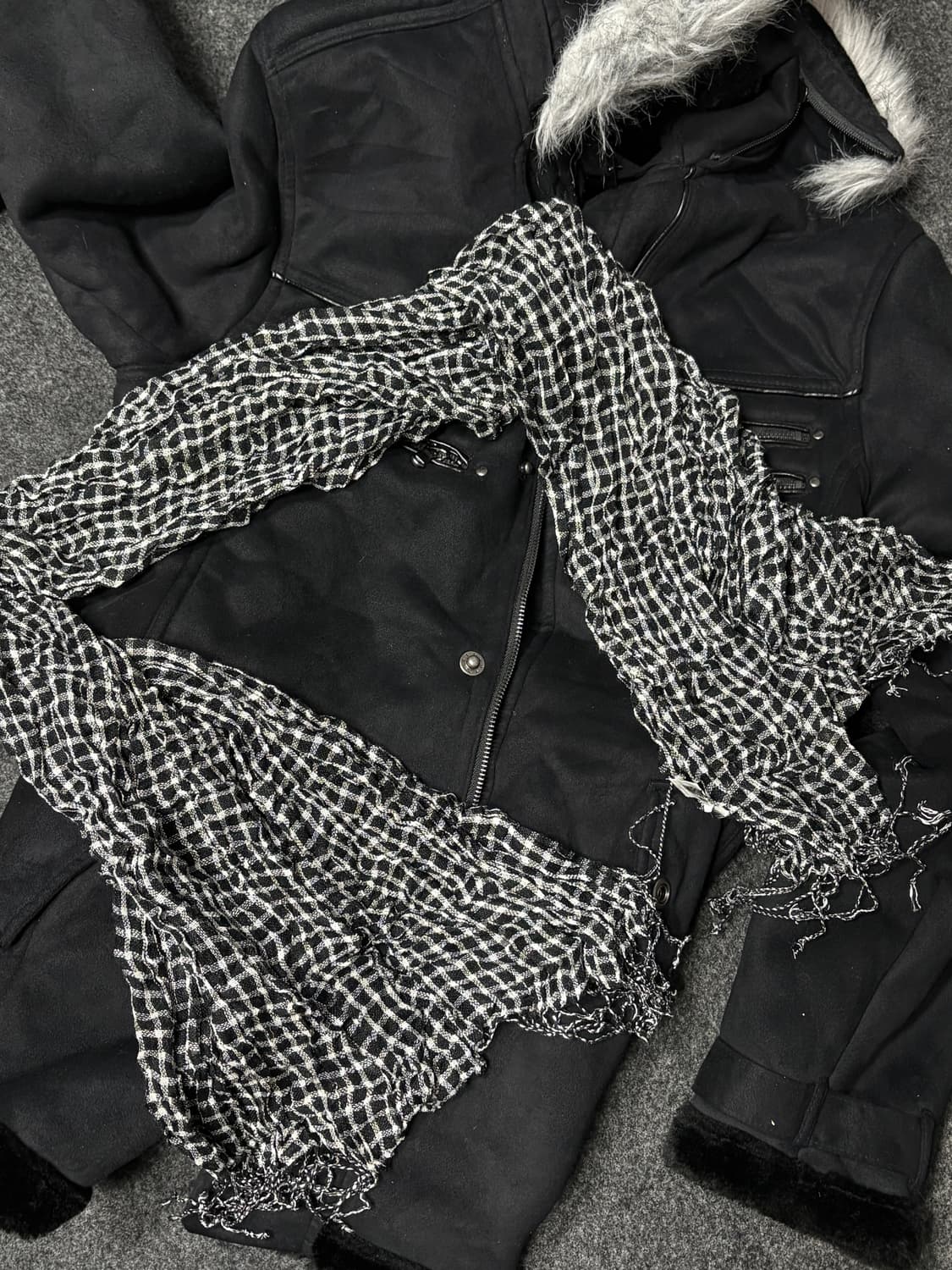 "Hiroko Bis" vintage Punk Y2K scarf 상품이미지3