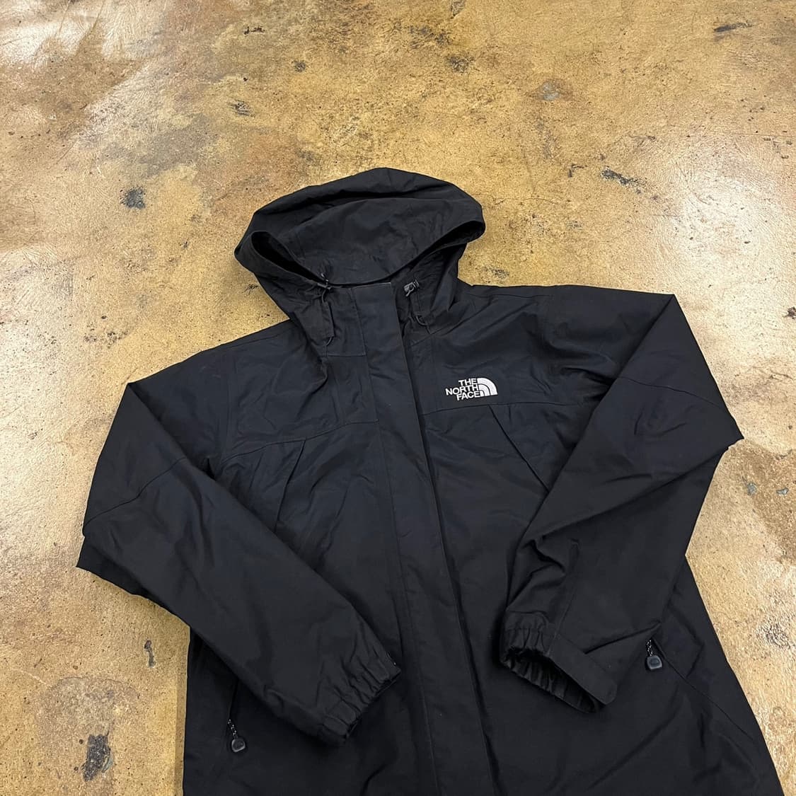 [정품/85] 노스페이스 블랙 바람막이 후드 자켓 b17 상품이미지1