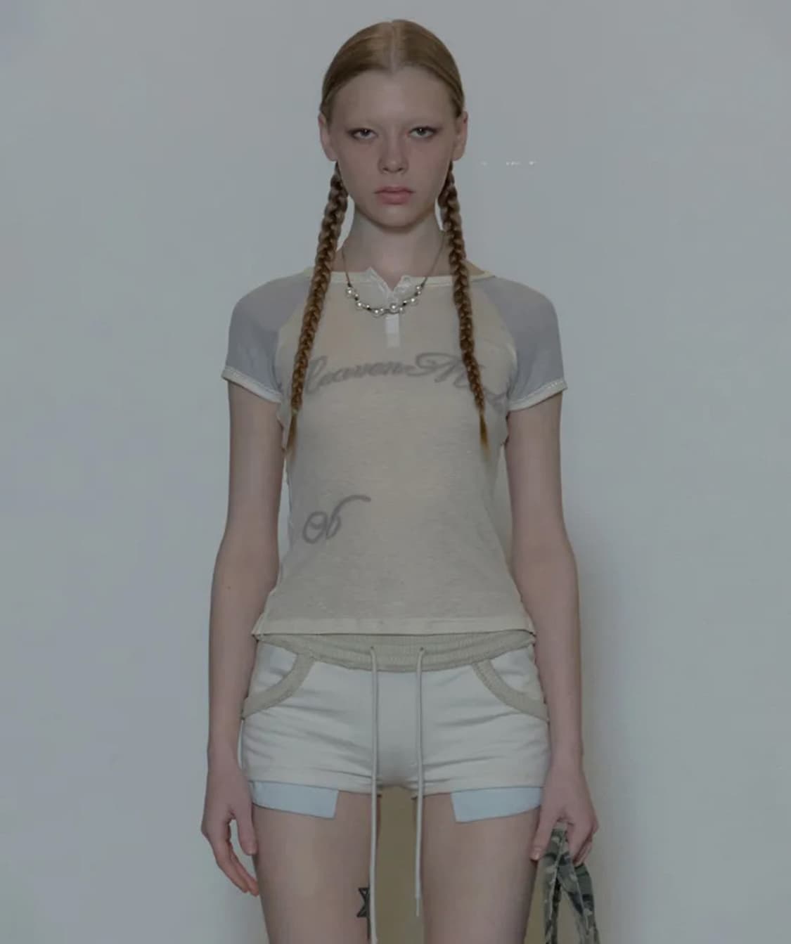 스컬프터 Heavenly Button Down Tee Raw 상품이미지3