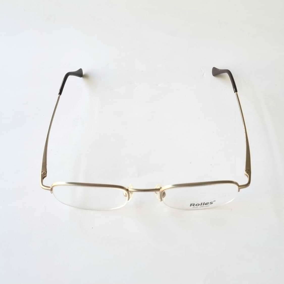 데드스탁 지적인 무드 빈티지 하프림 안경테 709 상품이미지3