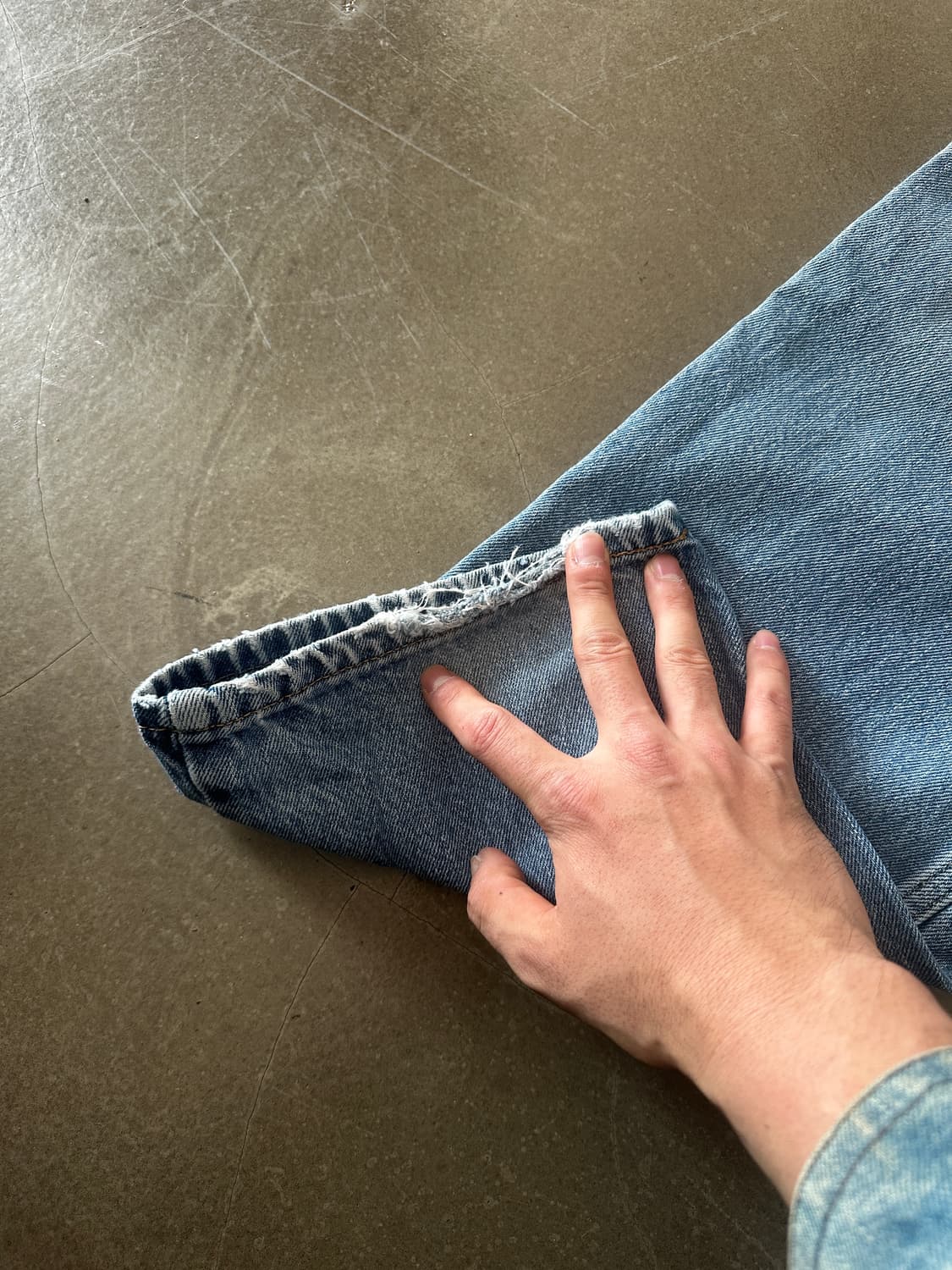 levis 리바이스 505 데님 팬츠 레귤러핏 w36 상품이미지4