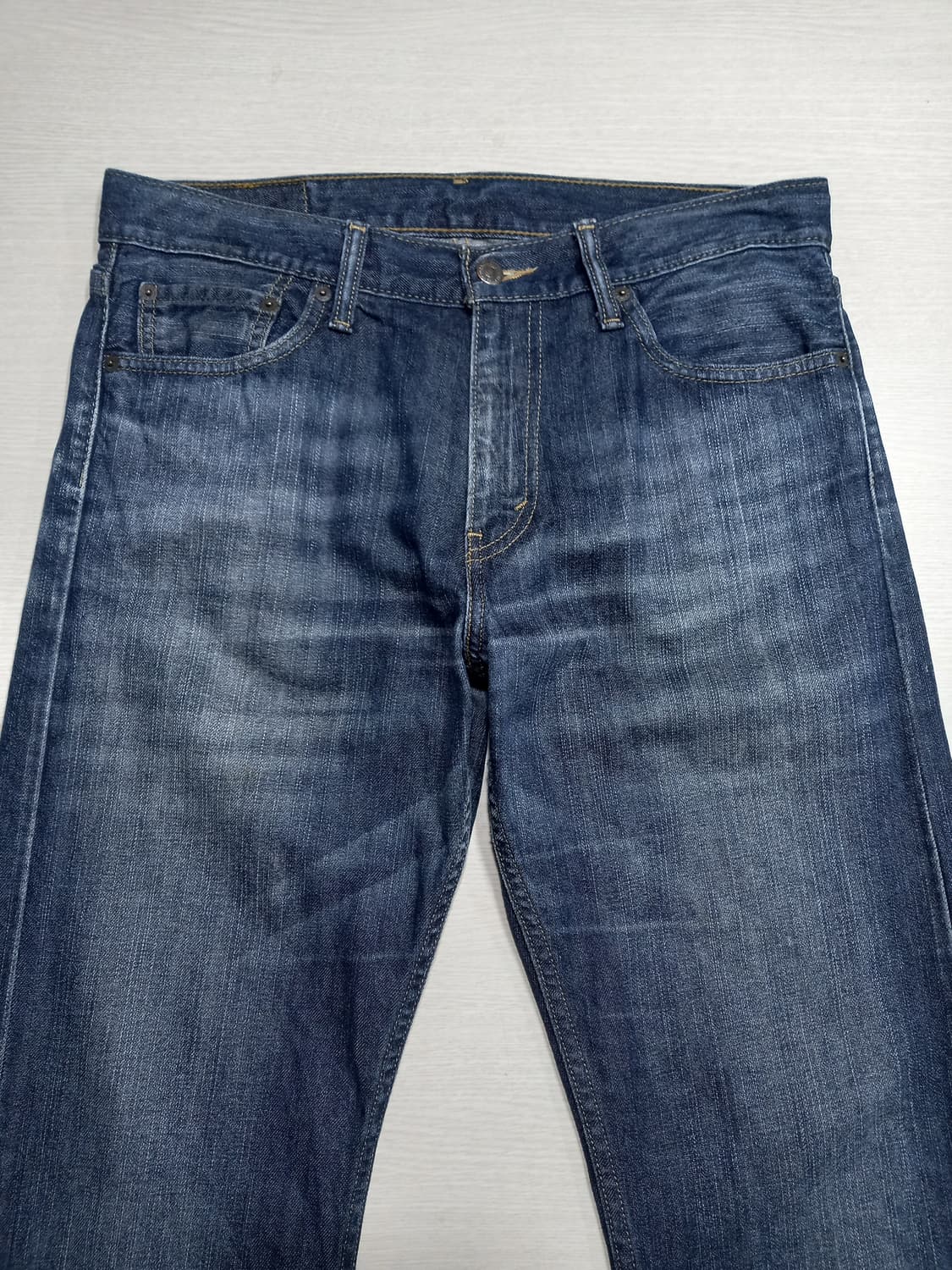 32 리바이스504 콜롬비아 워싱 일자 진청 32-336 상품이미지3