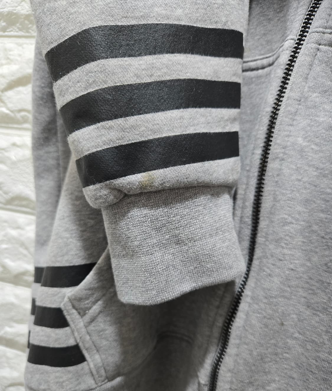 아디다스 오리지널스 스트릿 그래픽 풀집업 기모 후드티 XL 상품이미지7