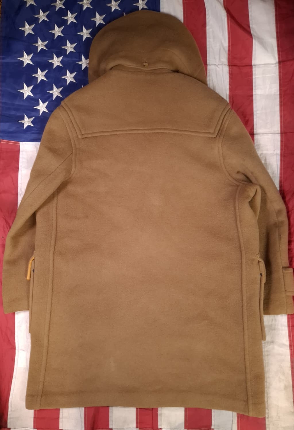 오리지날 영국제조 버버리 노바체크 더플 울 코트 상품이미지8