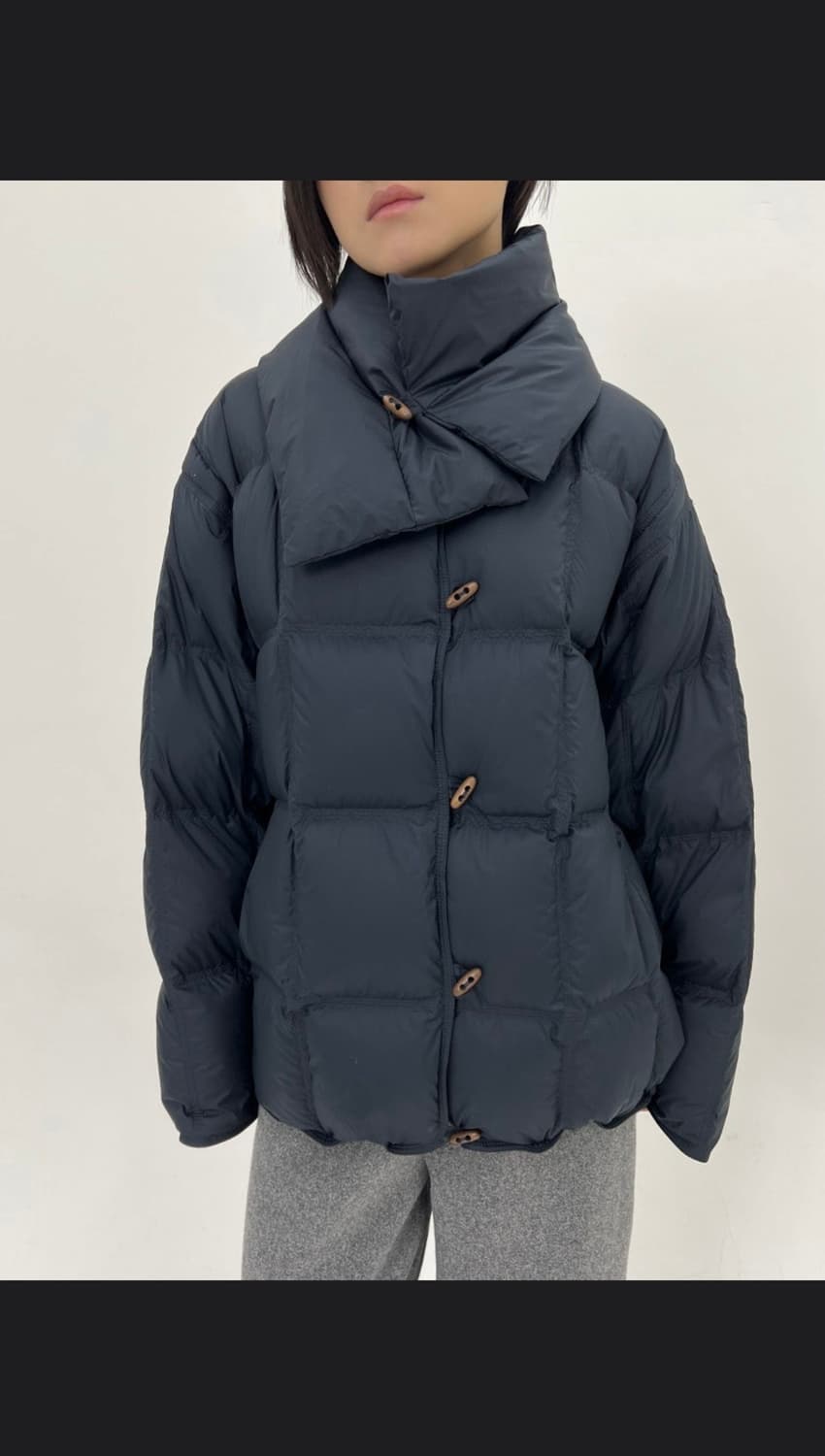 바이민 구스 머플러 패딩 상품이미지2