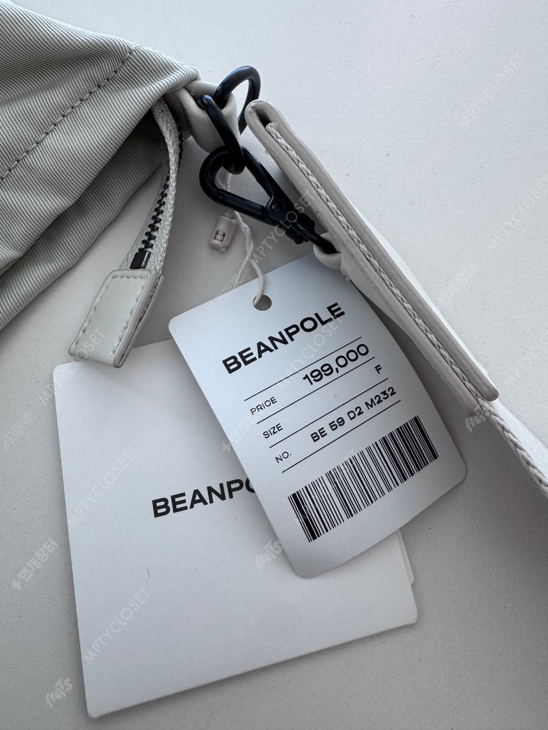 빈폴 LESS BAG2 라지 라이트 그레이 상품이미지5