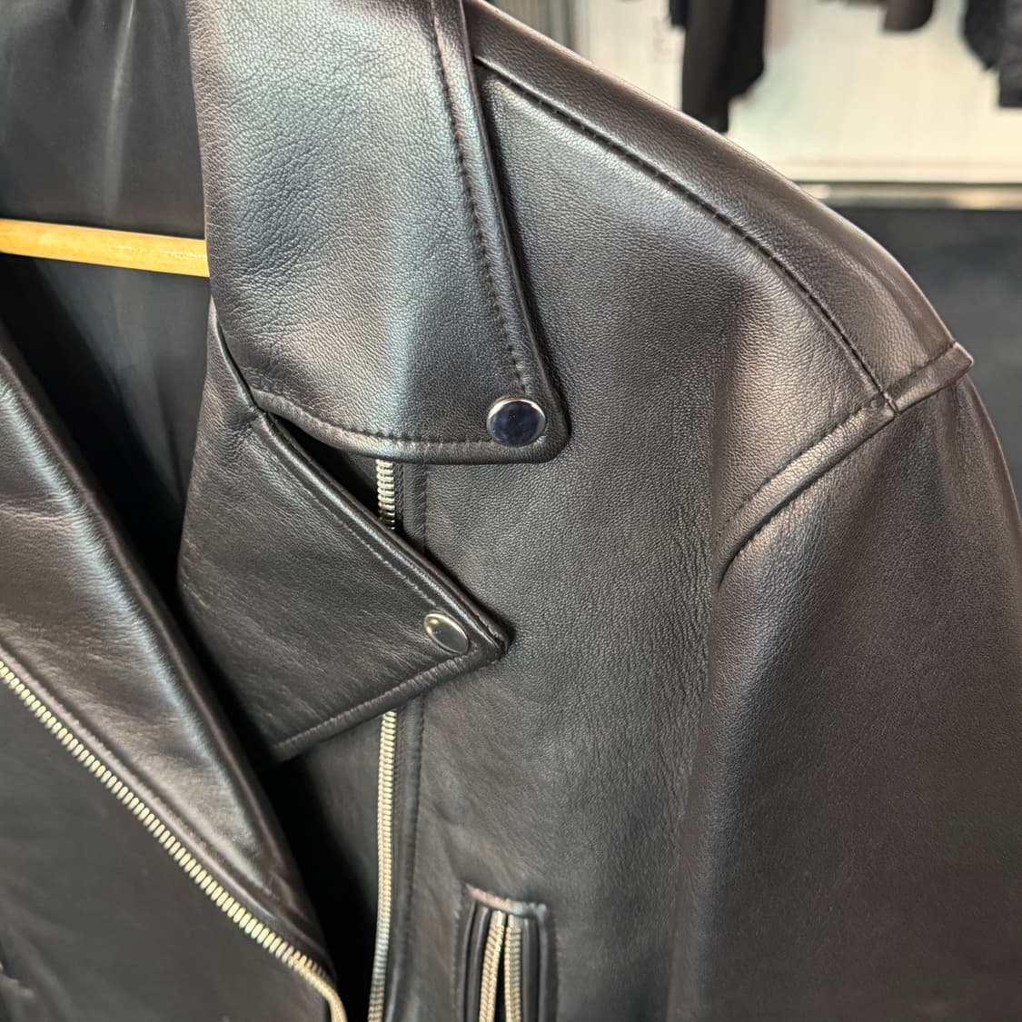 [M] 램스킨 양가죽 라이더자켓 상품이미지3