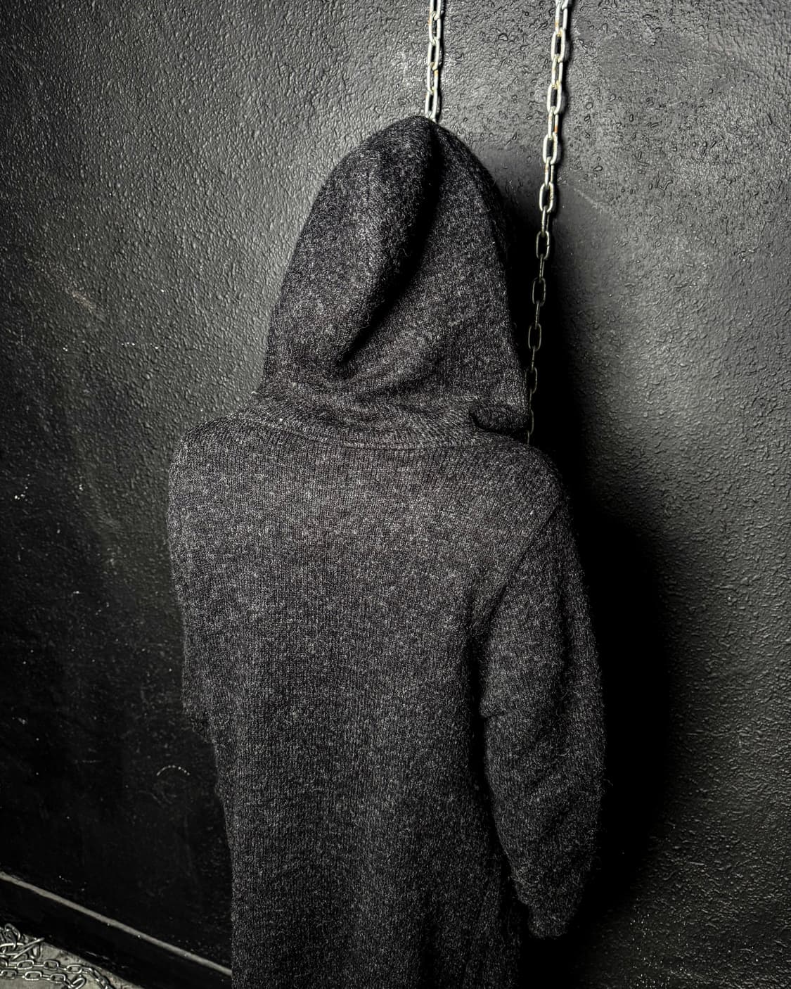 Hooded Knit Long Cardigan 상품이미지5