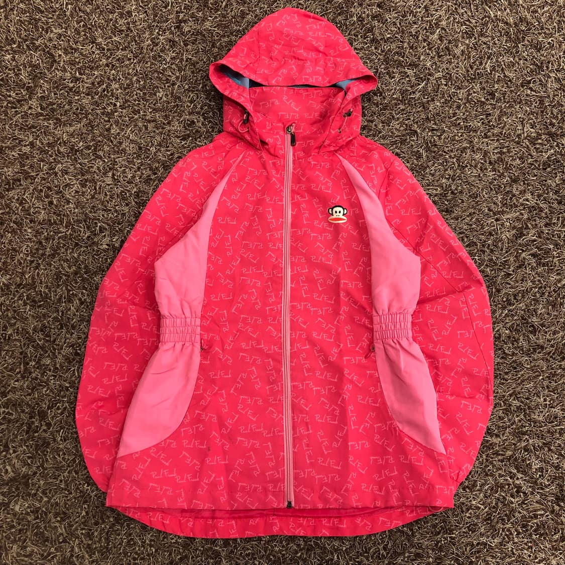 폴프랭크 핑크 로고 패턴 바람막이 자켓 상품이미지1