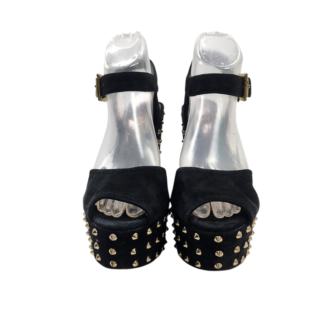 [38] ASH 아쉬 스웨이드 통굽 플랫폼 하이힐 상품이미지3