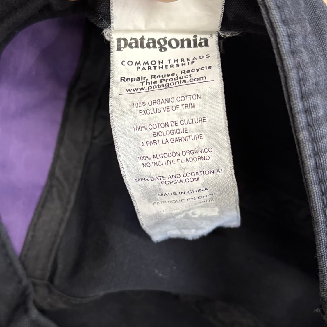 OS 파타고니아 블랙 일자 캡 상품이미지7