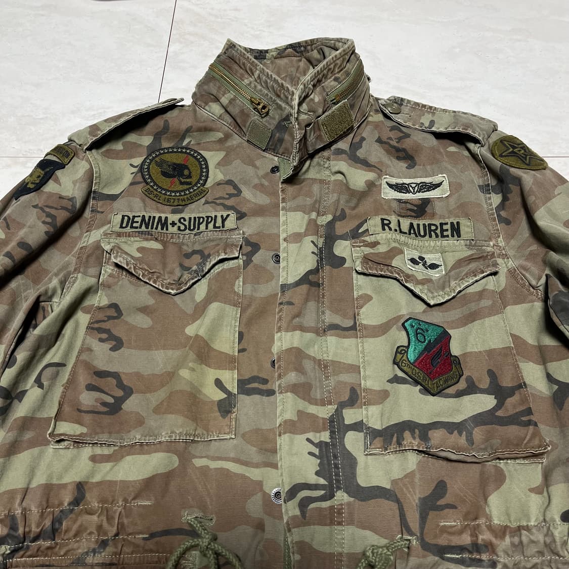 폴로 랄프로렌 데님앤서플라이 공수부대 카모 M65 M사이즈 상품이미지2