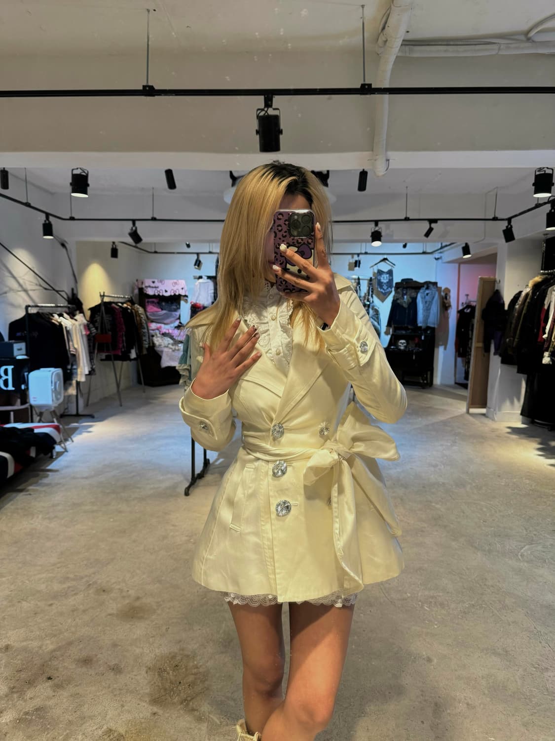 LIP SERVICE 트렌치 코튼 코트 상품이미지7