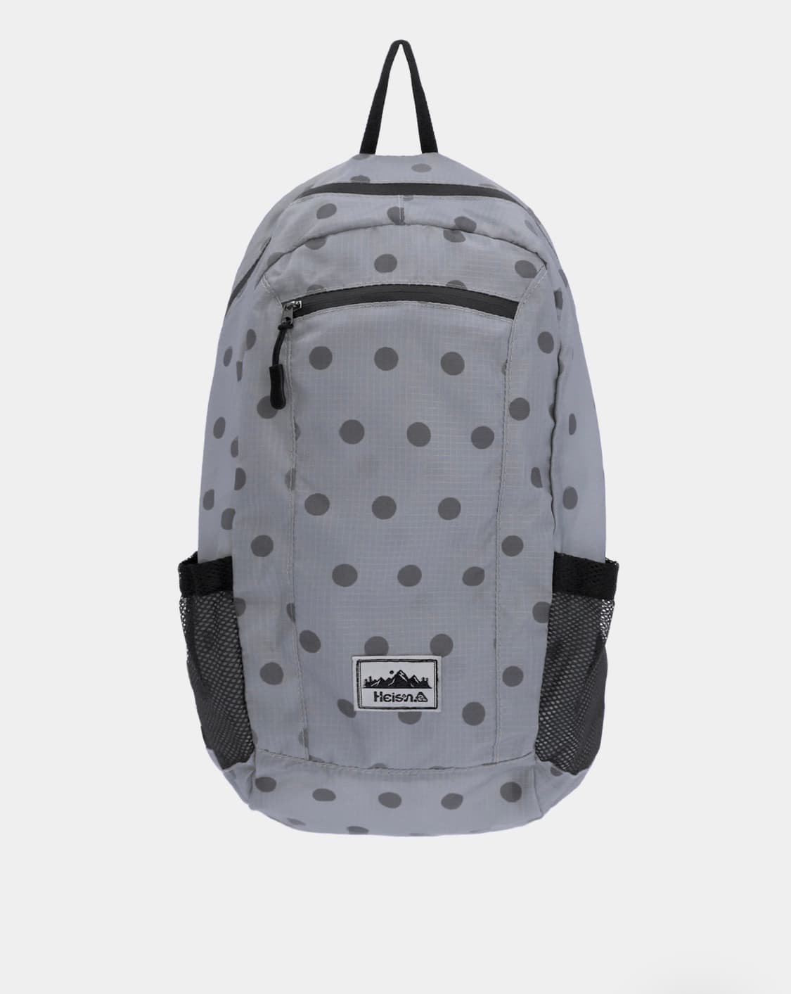 [새상품] 하이산 도트 백팩 (챠콜) 상품이미지1