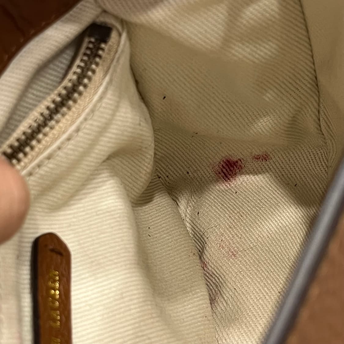 폴로 랄프로렌 페블 레더 레녹스 스몰 숄더백 상품이미지9