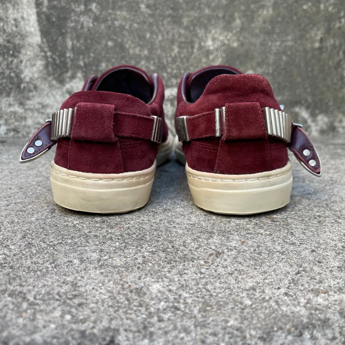 [38] TOGA 버건디 스웨이드 스니커즈 (240~245) 상품이미지5