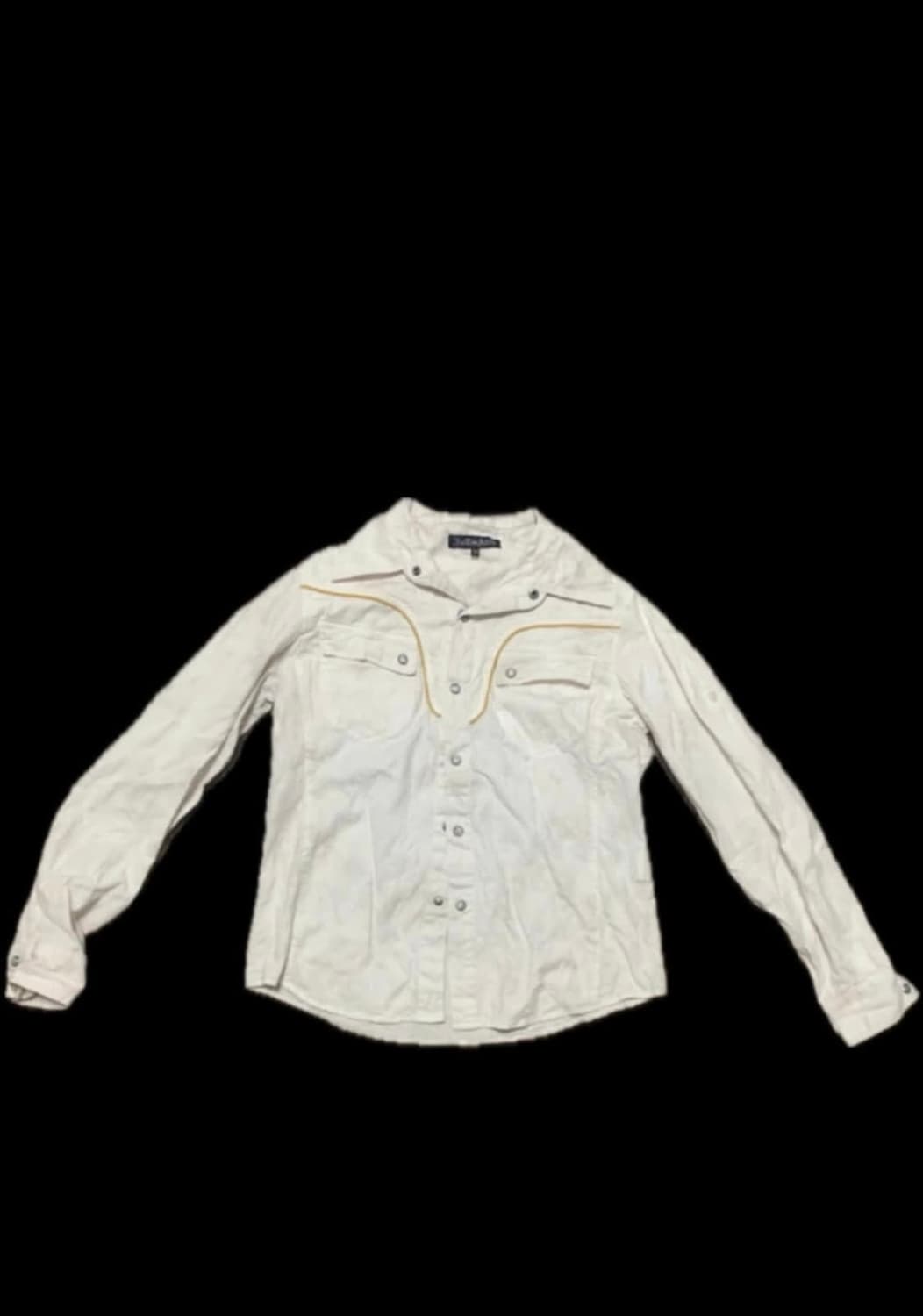 빈티지 화이트 셔츠자켓&팬츠 세트 상품이미지6